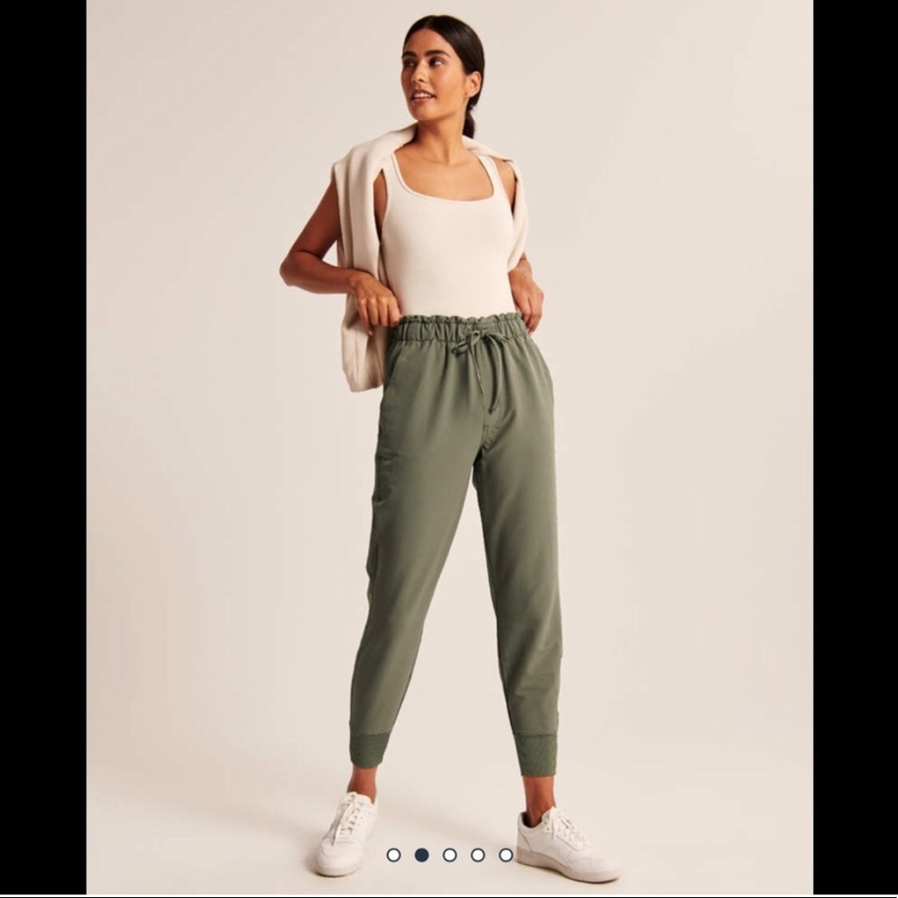 Abercrombie & Fitch Travel Joggers (Sage color)